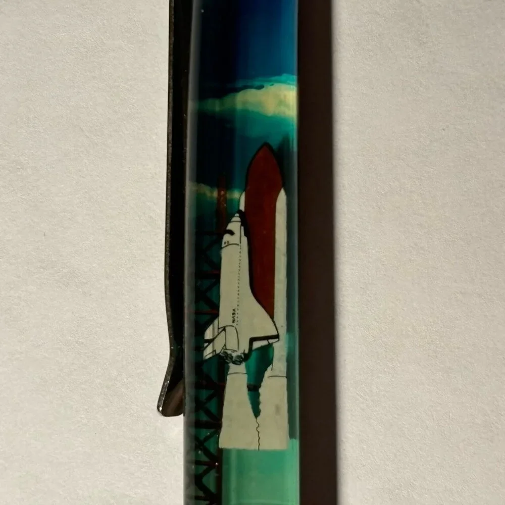 Destination Space Shuttle Launch Floaty Pen Rocket Boosters Astronomy NASA Orbit
